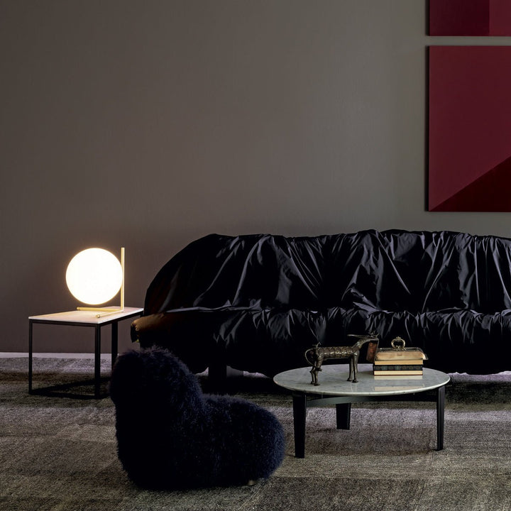 IC Dimmable Table Lamp - Flos - Table + Task - T2 - Red Burgundy - HORNE