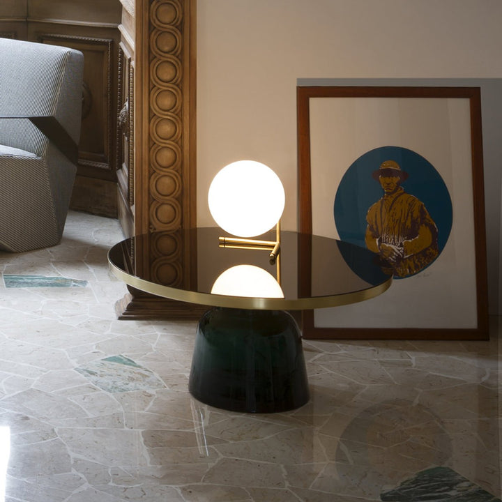 IC Dimmable Table Lamp - Flos - Table + Task - T2 - Red Burgundy - HORNE