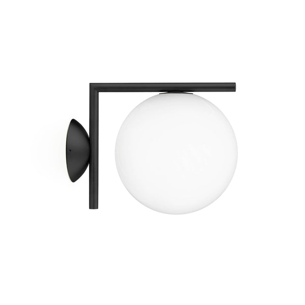 IC Outdoor 1 - Ceiling / Wall Sconce - Flos - Wall Sconces - Black - HORNE