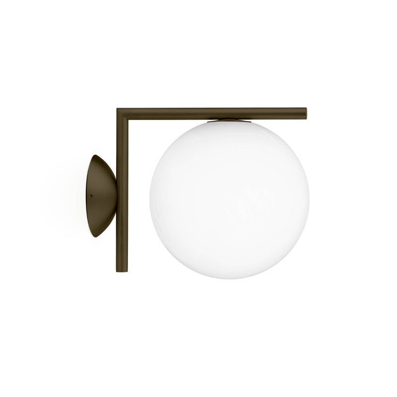 IC Outdoor 1 - Ceiling / Wall Sconce - Flos - Wall Sconces - Black - HORNE