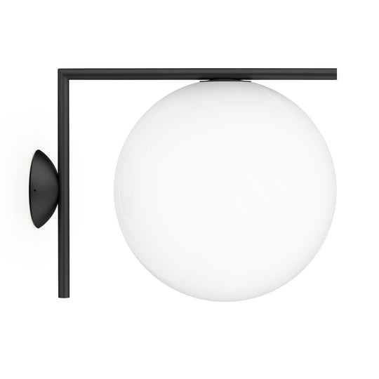 IC Outdoor 2 - Ceiling / Wall Sconce - Flos - Wall Sconces - Black - HORNE