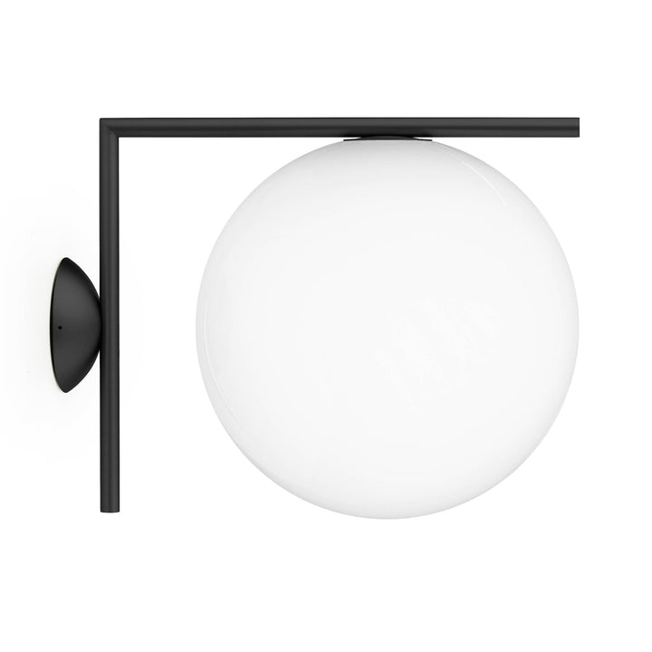 IC Outdoor 2 - Ceiling / Wall Sconce - Flos - Wall Sconces - Black - HORNE