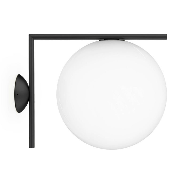 IC Outdoor 2 - Ceiling / Wall Sconce - Flos - Wall Sconces - Black - HORNE
