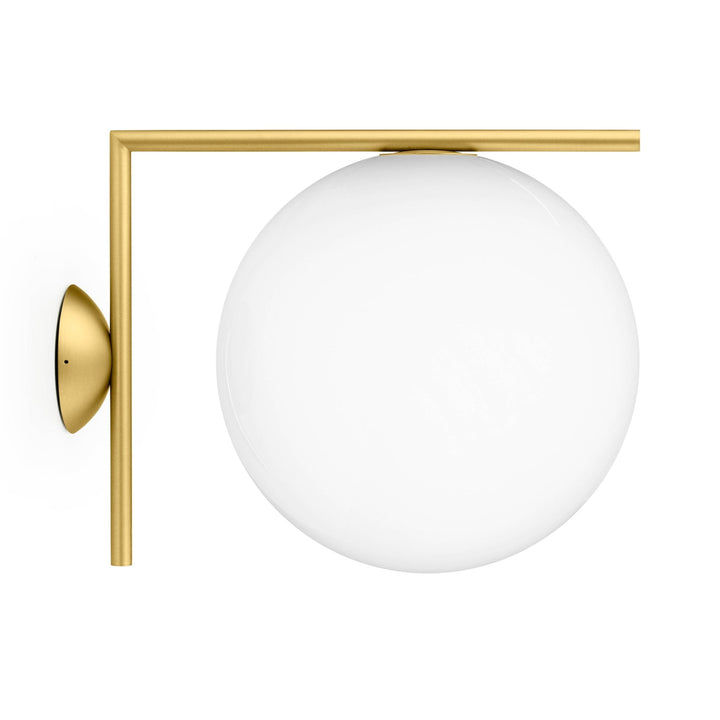 IC Outdoor 2 - Ceiling / Wall Sconce - Flos - Wall Sconces - Brass - HORNE