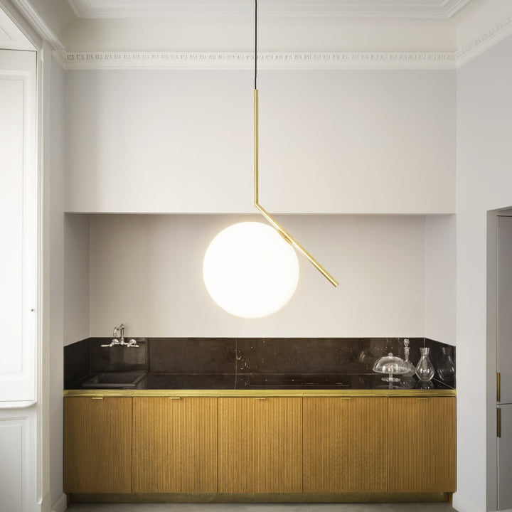IC Pendant Ceiling Light - Flos - Pendants - S2 - Chrome - HORNE