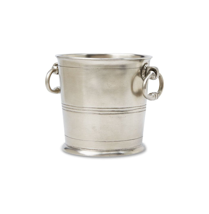 Ice Bucket with Rings - Match Pewter - Barware - Without Tongs - HORNE