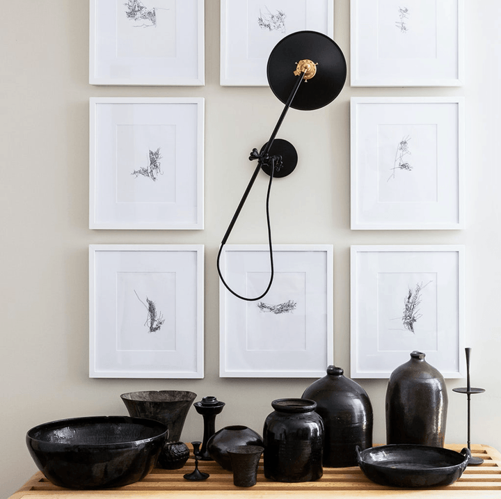 Industrial Wall Lamp - Workstead - Wall Sconces - Hardwired - Hewn Brass - HORNE
