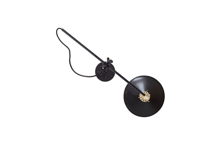 Industrial Wall Lamp - Workstead - Wall Sconces - Hardwired - Hewn Brass - HORNE