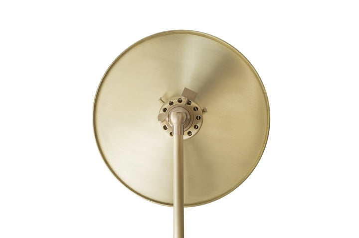 Industrial Wall Lamp - Workstead - Wall Sconces - Hardwired - Hewn Brass - HORNE