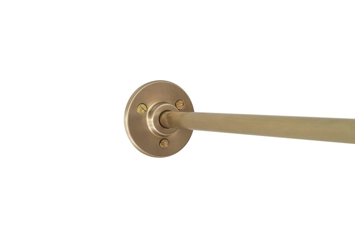 Industrial Wall Lamp - Workstead - Wall Sconces - Hardwired - Hewn Brass - HORNE