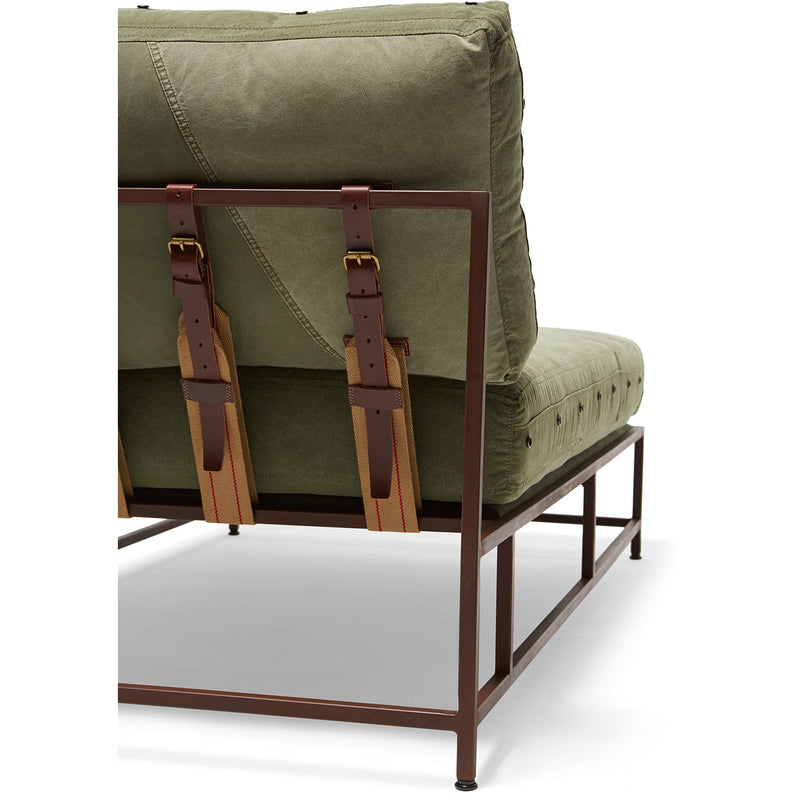 Inheritance Chair - Military Canvas Chaise Lounge
