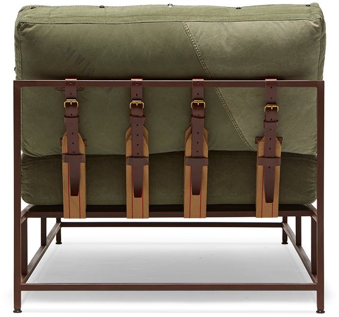Inheritance Chair - Military Canvas Chaise Lounge