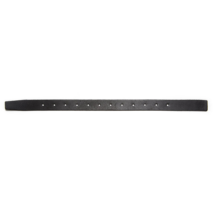 Inheritance Leather Sofa - Black Leather & Blackened Steel Frame