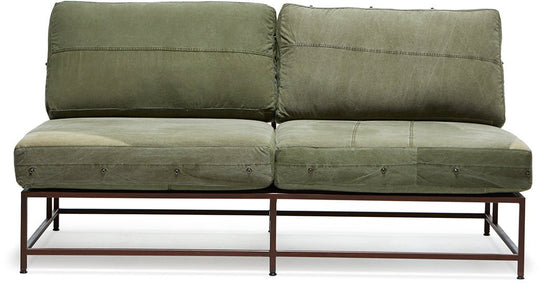 Inheritance Love Seat - Military Canvas