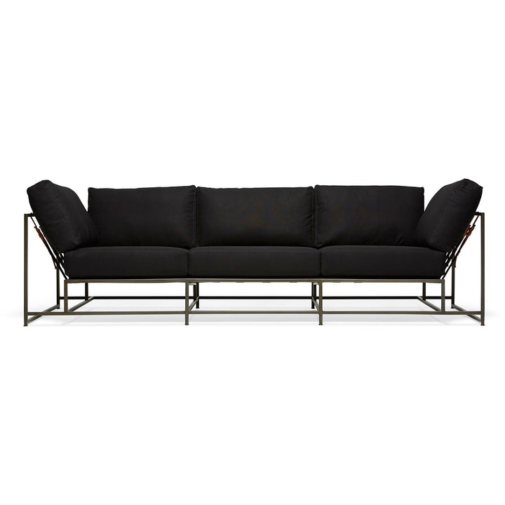 Inheritance Sofa - Black Frame/Black Canvas