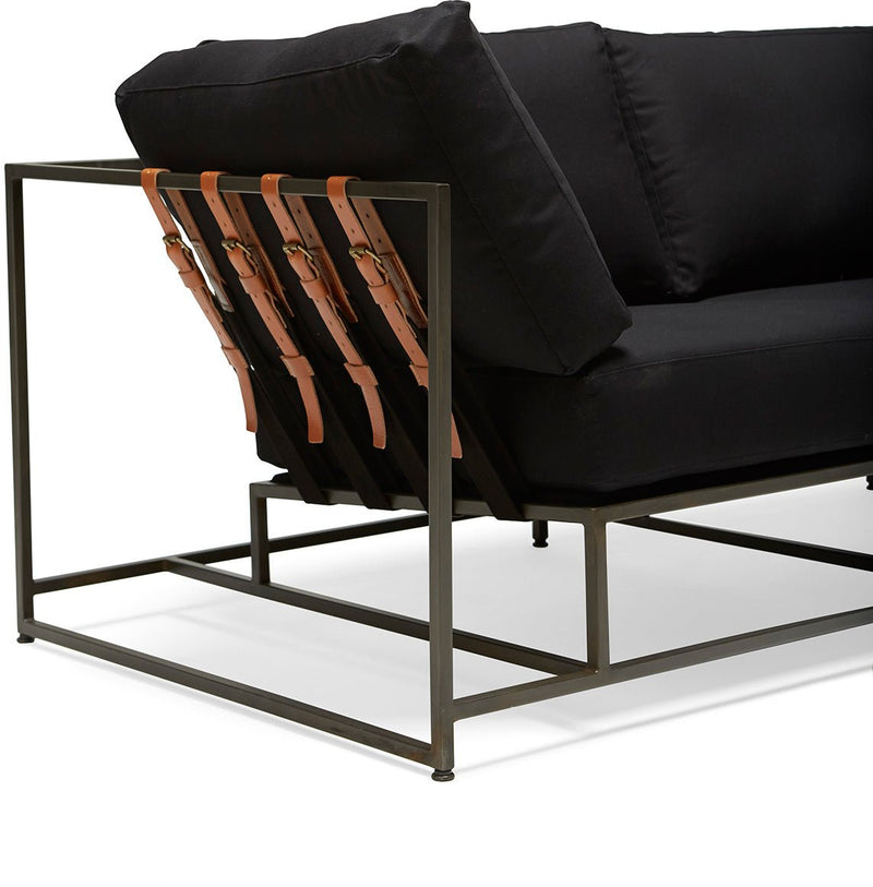Inheritance Sofa - Black Frame/Black Canvas