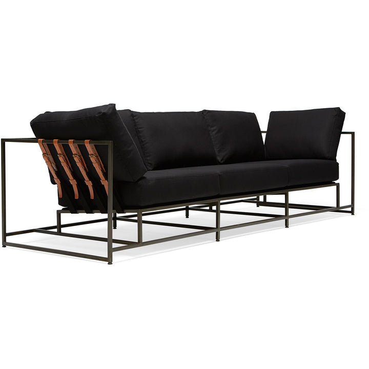 Inheritance Sofa - Black Frame/Black Canvas