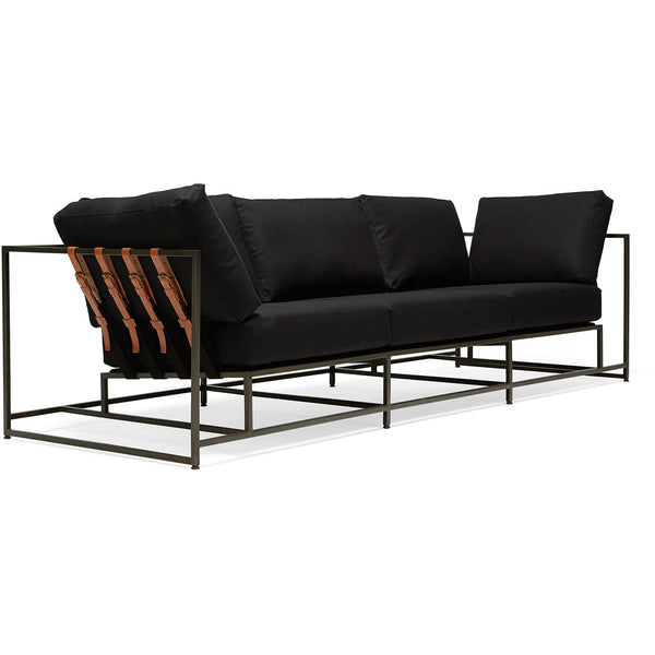 Inheritance Sofa - Black Frame/Black Canvas