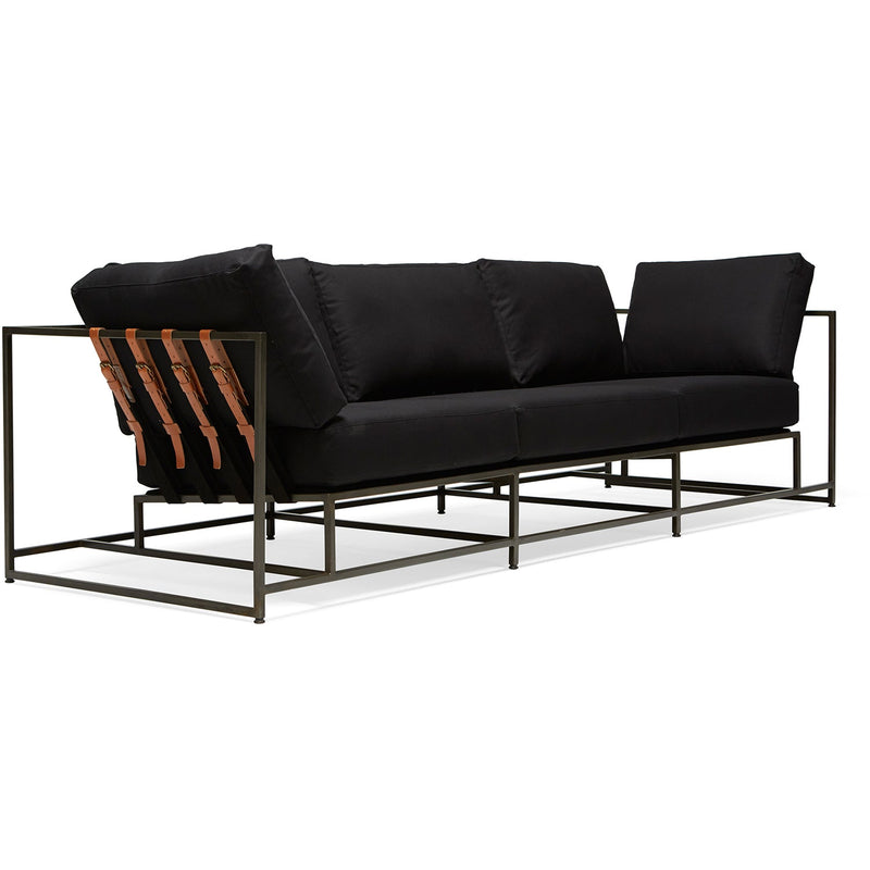 Inheritance Sofa - Black Frame/Black Canvas