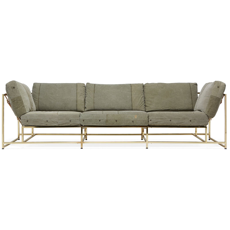 Inheritance Sofa - Military Canvas