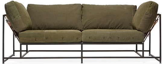 Inheritance Two Seat Sofa -Military Canvas