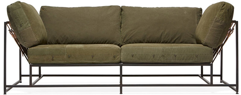 Inheritance Two Seat Sofa -Military Canvas