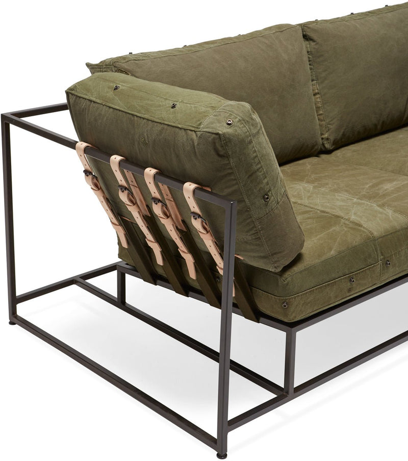 Inheritance Two Seat Sofa -Military Canvas