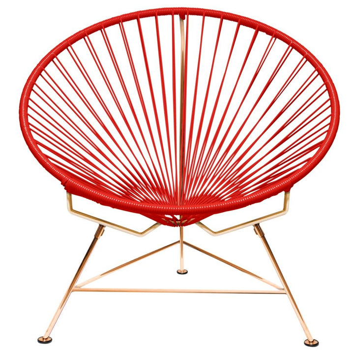 Innit Classic Chair - Copper Base - Set of 2 - Innit Designs - Chairs - Red - HORNE