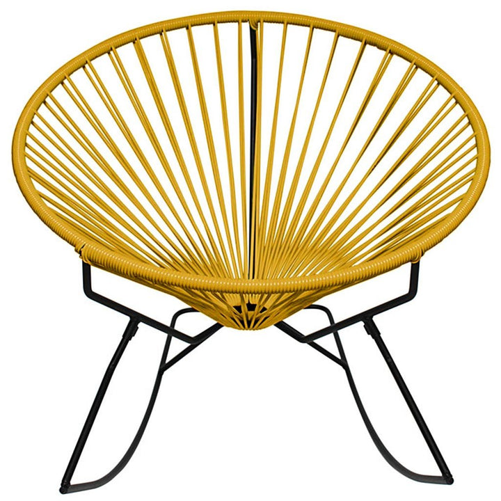 Innit Rocking Chair - Black Base - Set of 2 - Innit Designs - Chairs - Caramel - HORNE