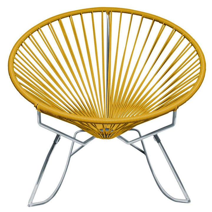 Innit Rocking Chair - Chrome Base - Set of 2 - Innit Designs - Chairs - Caramel - HORNE