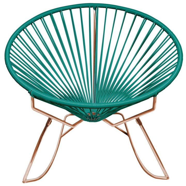 Innit Rocking Chair - Copper Base - Set of 2 - Innit Designs - Chairs - Turquoise - HORNE