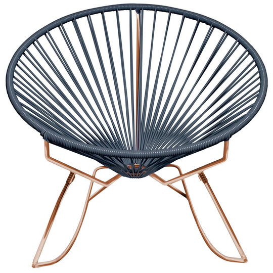 Innit Rocking Chair - Copper Base - Set of 2 - Innit Designs - Chairs - Grey - HORNE
