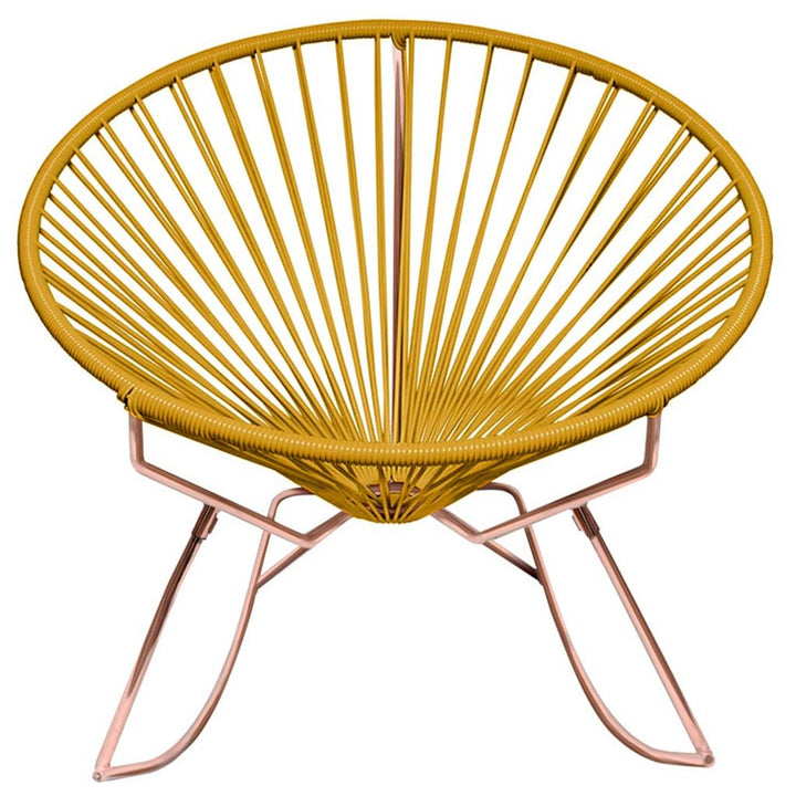 Innit Rocking Chair - Copper Base - Set of 2 - Innit Designs - Chairs - Caramel - HORNE