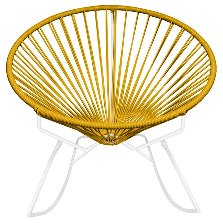 Innit Rocking Chair - White Base - Set of 2 - Innit Designs - Chairs - Caramel - HORNE
