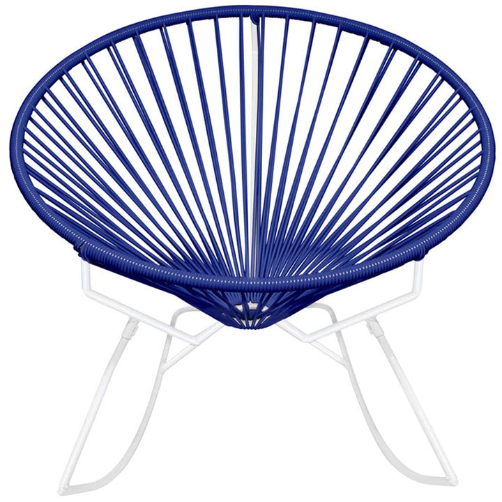 Innit Rocking Chair - White Base - Set of 2 - Innit Designs - Chairs - Deep Blue - HORNE