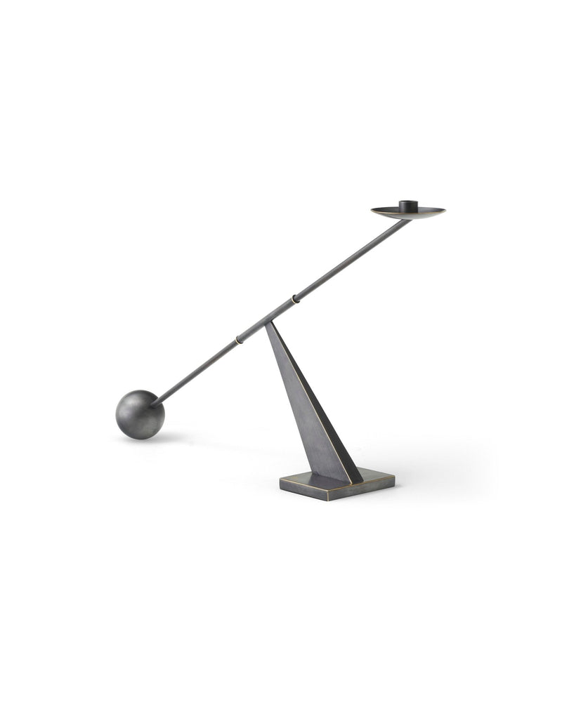 Interconnect Candle Holder - Large - Audo Copenhagen - Candle Holders - Black - HORNE