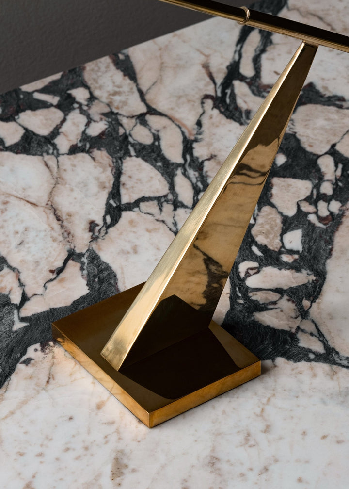 Interconnect Candle Holder - Large - Audo Copenhagen - Candle Holders - Bronzed Brass - HORNE