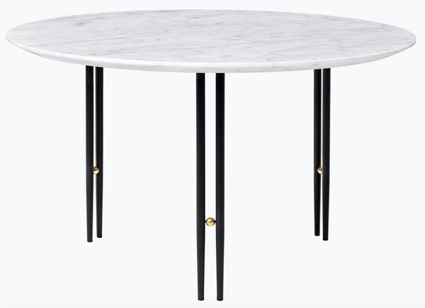 IOI Coffee Table - Round, 27.6"Dia - Gubi - Table + Task - White Carrara Marble - HORNE