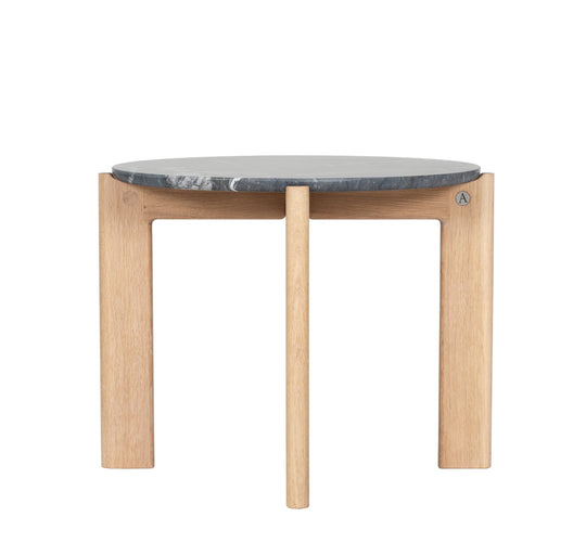 Iris Coffee Table - Asplund - Coffee Tables - Small - American Walnut - Brown Red Metal - HORNE
