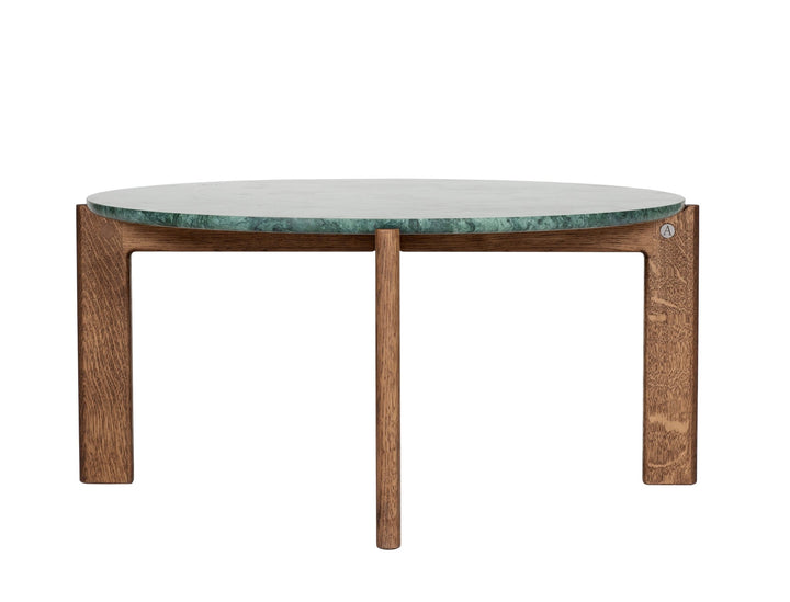 Iris Coffee Table - Asplund - Coffee Tables - Small - American Walnut - Brown Red Metal - HORNE