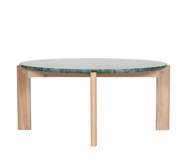 Iris Coffee Table - Asplund - Coffee Tables - Small - American Walnut - Brown Red Metal - HORNE