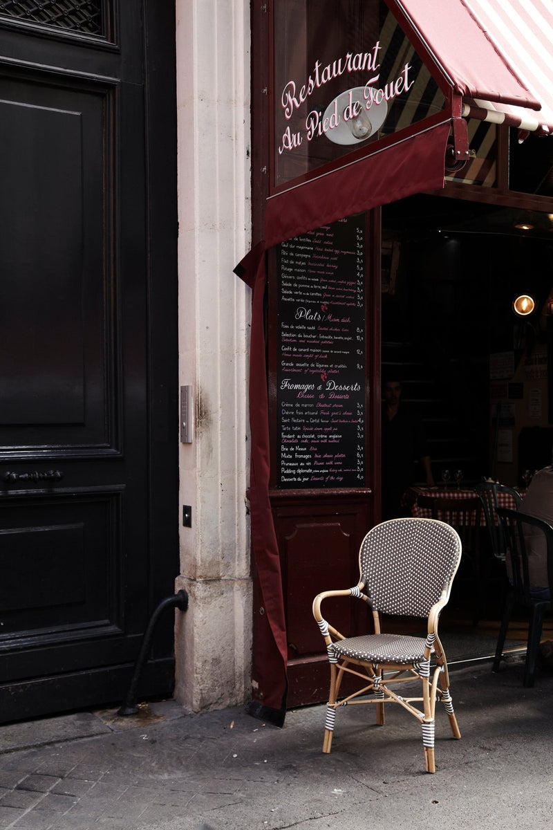 Isabell Arm Chair - Sika Design - Chairs - Cappuccino / White Dots - HORNE