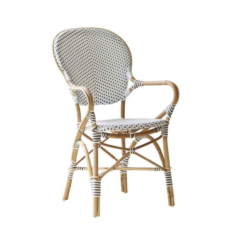 Isabell Arm Chair - Sika Design - Chairs - Cappuccino / White Dots - HORNE