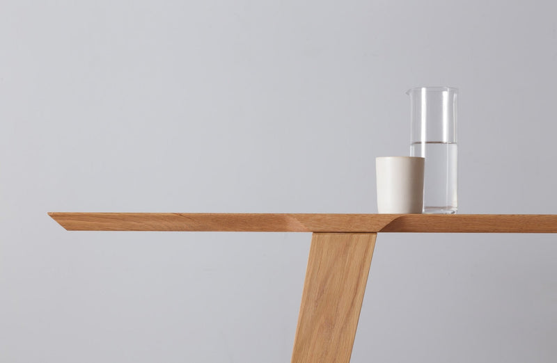 Isometric Table - White Oak