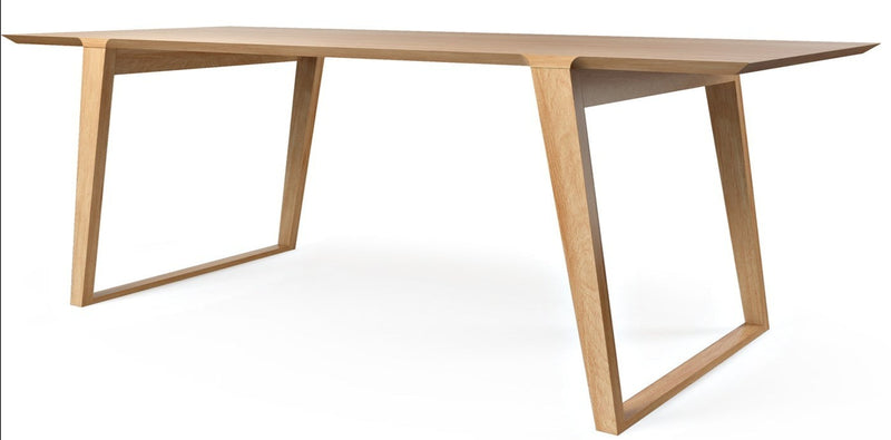 Isometric Table - White Oak