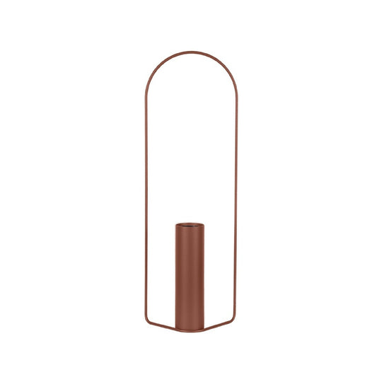 Itac Cylindrical Vase - Fermob - Vases - Red Ochre - HORNE