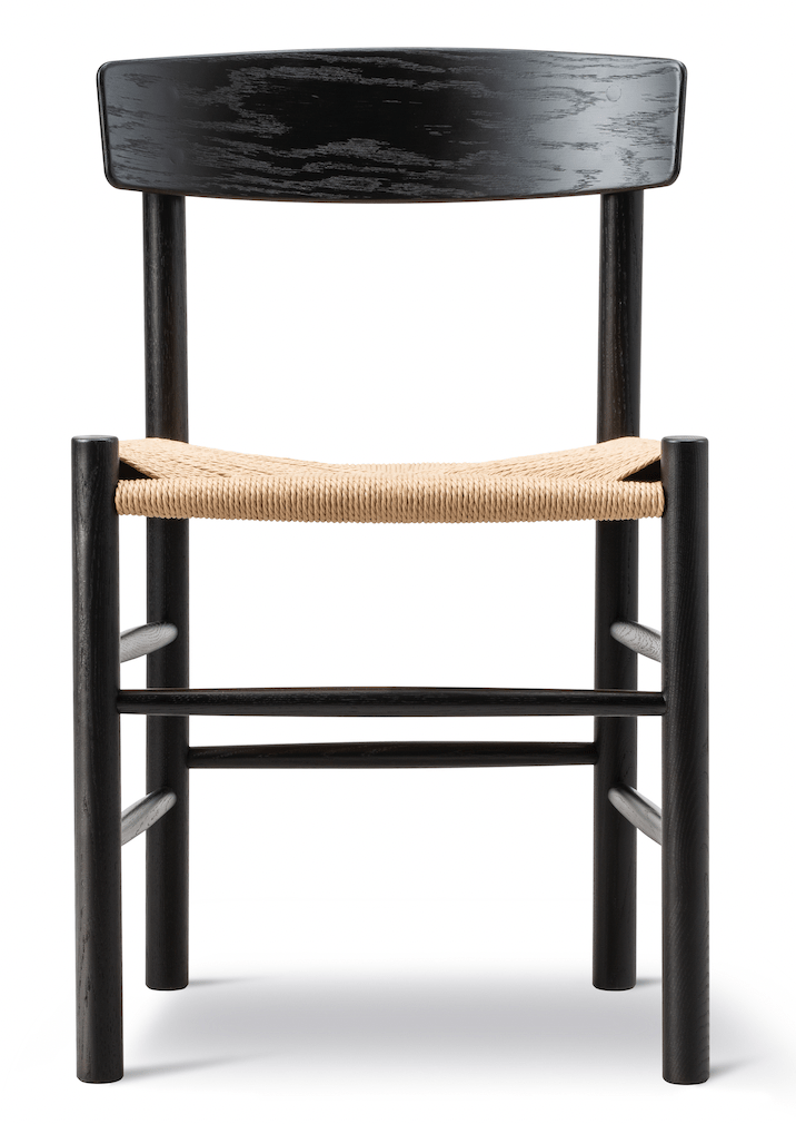 J39 Mogensen Chair - Fredericia - Chairs - Black Lacquered Oak - HORNE