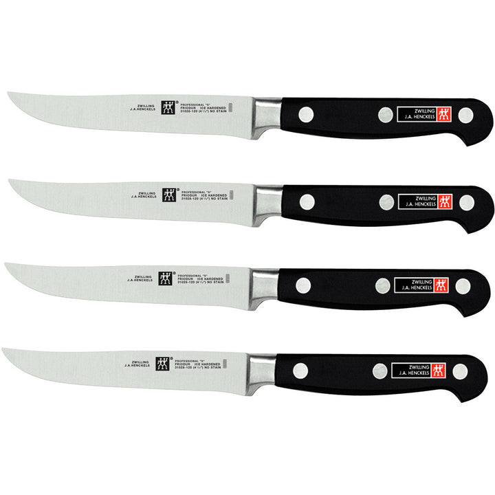 Zwilling J.A. Henckels Professional "S" - 4 Piece Steak Knife Set