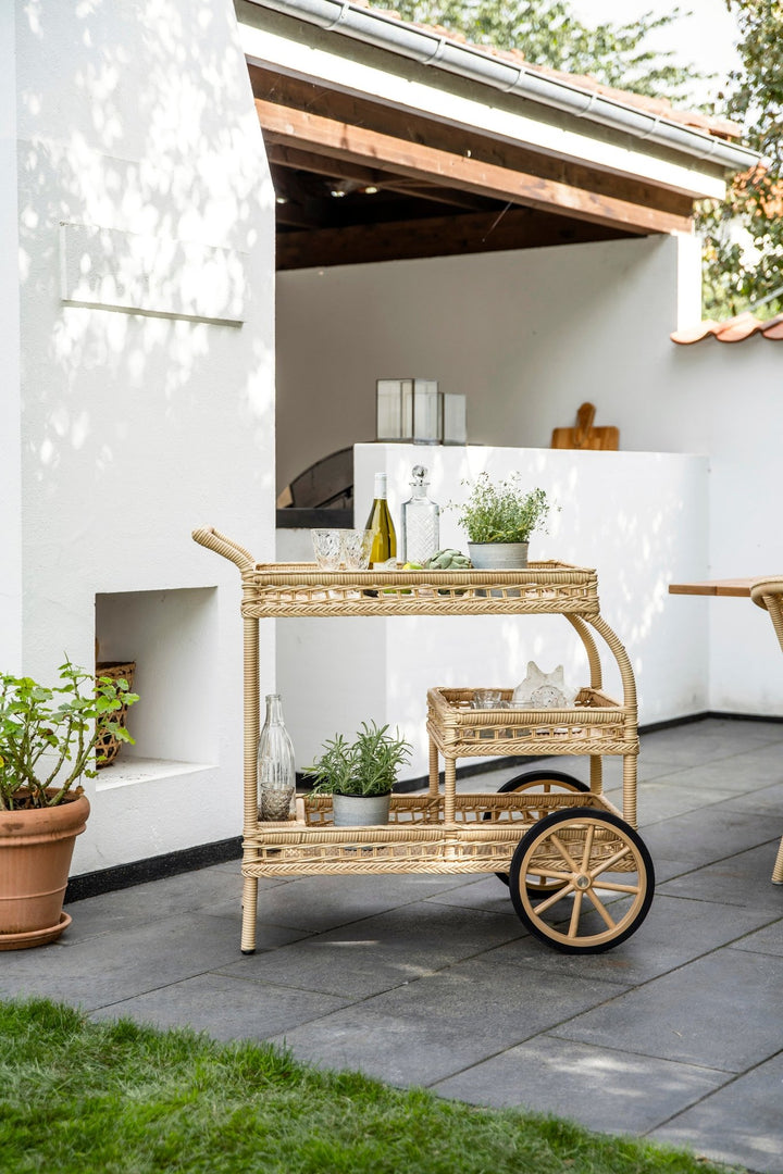James Bar Cart - Sika Design - Outdoor Furniture - Natural - HORNE