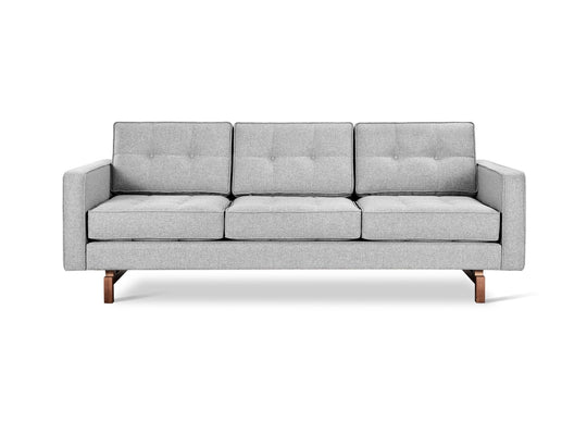 Jane 2 Sofa - Gus* Modern - Sofas - Bayview Silver - Walnut - HORNE